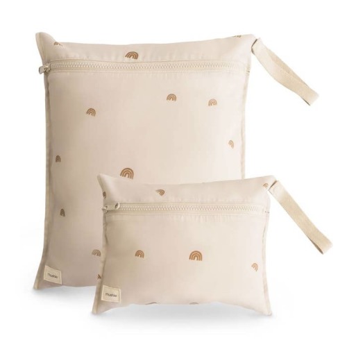 Water Resistant Wet Bag (2 Pack) - Rainbows