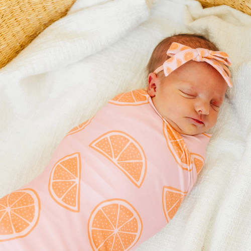 Knit Swaddle Blanket - Cutie