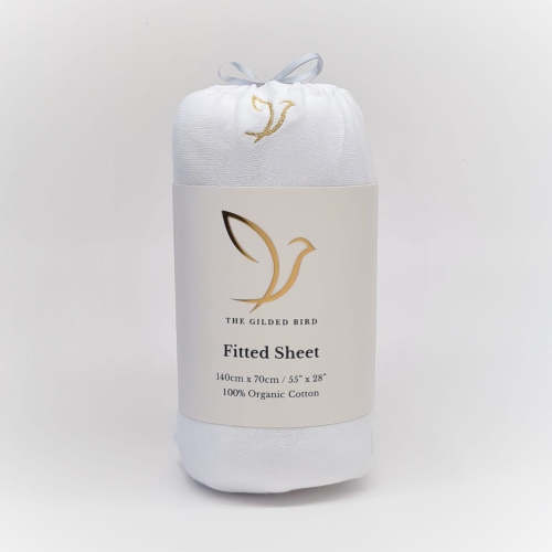 White Fitted Crib Sheet