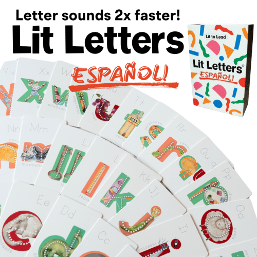Lit Letters Español: Learn Spanish Phonics Faster | Embedded Pictograph Mnemonics for Spanish Letter Learning