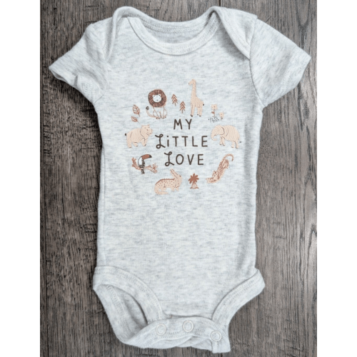 Baby Boy Clothes Carter's Preemie My Little Love Animals Bodysuit