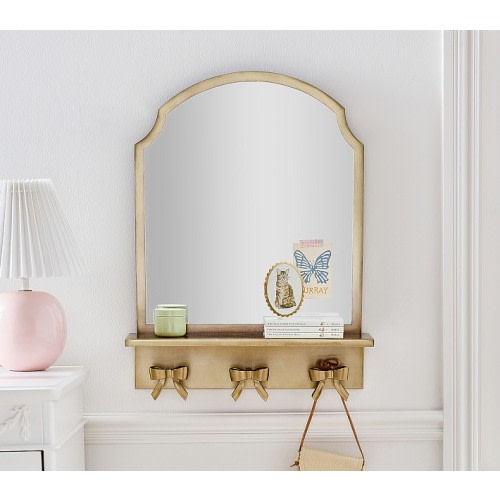 Ava Ribbon Get-Ready Mirror (25" x 19")