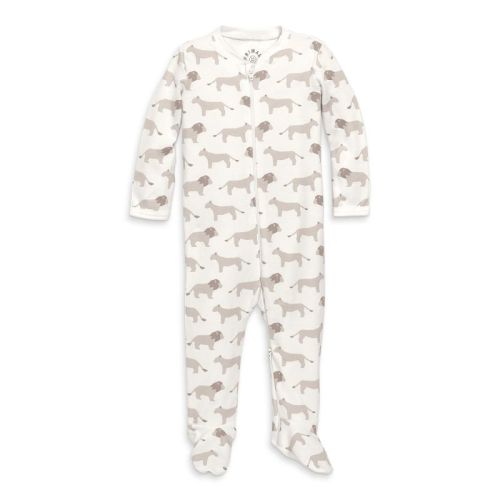 Primary Baby Organic Animal Friends Zip Footie