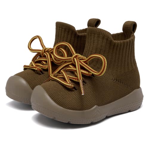 MORENDL Baby Sock Shoes Toddler Sneakers Infant Tennis Slip On Walking Shoes Boys & Girls Non-Slip Slippers