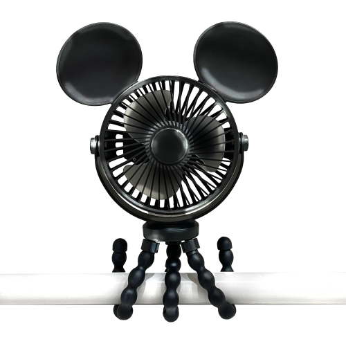 Disney Baby by J.L. Childress Mickey Mouse Stroller Fan - Tripod Clip On Fan for Baby & Kids with 3 Speeds & 360 Rotation