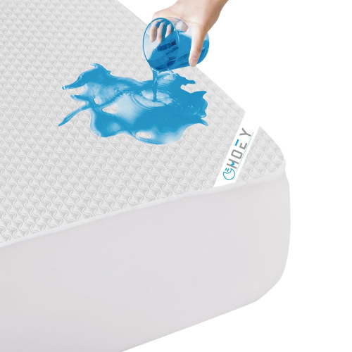 Full Size Waterproof Mattress Pad Protector, Noiseless Mattress Pad up to 21 inches Deep Pocket, Soft Breathable Bed Mattress Cover Washable for Home, Bedroom, Hotel