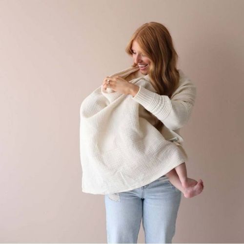 Snuggle Me Nursing Cover - Natural