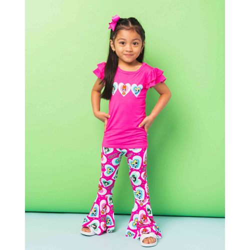 The Powerpuff Girls™ Cap Sleeve Top & Bell Bottoms Set
