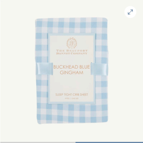 Sleep Tight Crib Sheet - Sir Proper's Sweet Arrival (Blue)