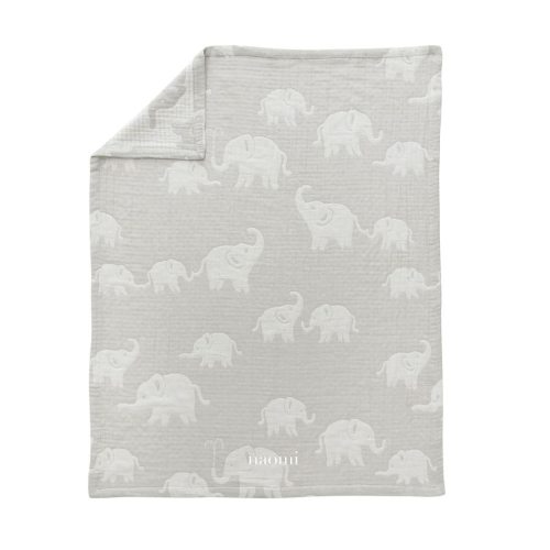 Jacquard Animals Organic Muslin Baby Blanket Collection | Pottery Barn Kids Australia