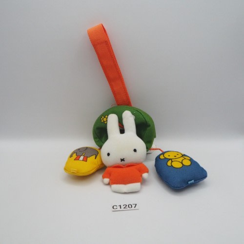 MIffy C1207 Hanging Baby Toy  TOmy 2008 Plush 4" Development Toy Doll Japan Bag