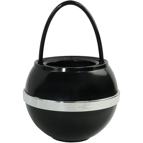 Crystal Quest Bath Ball Water Filter for Bathtub - 3-Stage Filtration, Removes Chlorine, Chloramine & Byproducts, 2,500 Gallons, BPA Free, pH Balanced Water, Fits Most Tubs, Easy Install - Black