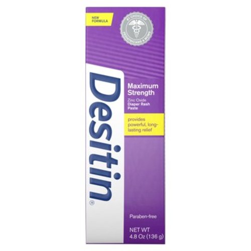 3 PACK - Desitin Maximum Strength Paste Zinc Oxide Diaper Rush 4 Oz. each