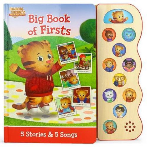 Daniel Tiger Big Book of Firsts - by Rose Nestling (Board Book)