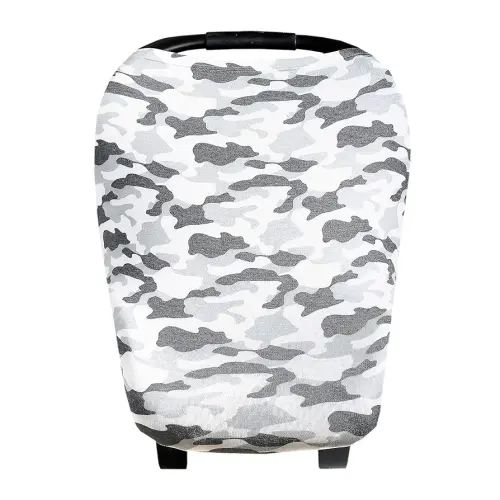 Copper Pearl Multi-Use Cover: Car Seat Covers, Nursing Cover, and Stroller Cover for Sun - Stretchy Fabric, All-Season Use, Stylish Designs, Easy Access for Moms - Gunnar