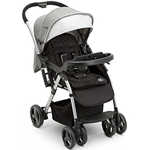 Jeep Unlimited Reversible Handle Stroller, Grey Tweed