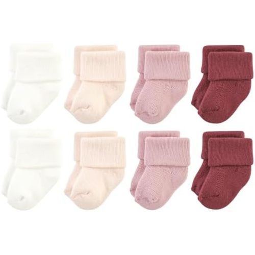 Hudson Baby Baby 8-pack Cotton Rich Newborn and Terry Socks