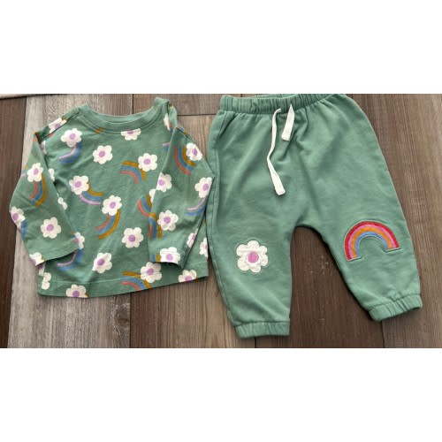 Hannah Anderson Baby Rainbow Outfit 6/12