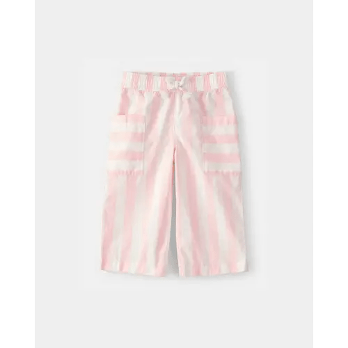 Baby Girl Striped Pants - Pink/Ivory | Carter's