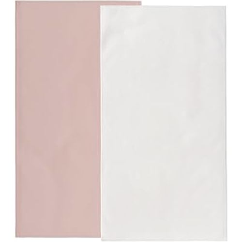 Owlowla Baby Diaper Changing Pad Portable Changing Mat Travel Changing Pad Liner for Baby and Small Toddler(Blush&Cream)