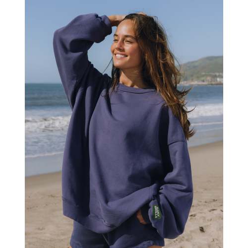 Unisex Oversized Crew - Navy