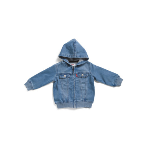 Infant Boys Knit Denim Hoodie | Baby Boys (0-24m) | Marshalls