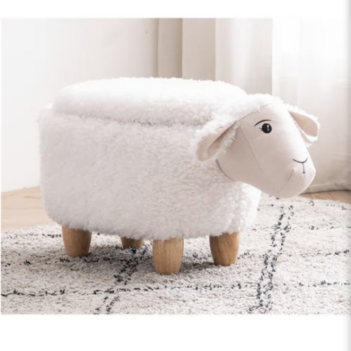 Animal Upholstered Storage Kids Ottoman