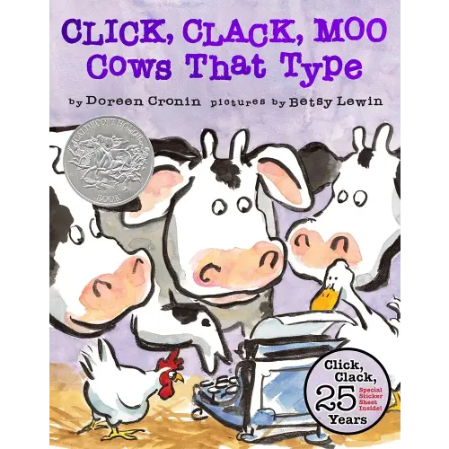 Click, Clack, Moo (25th Anniversary Edition): Cows That Type
