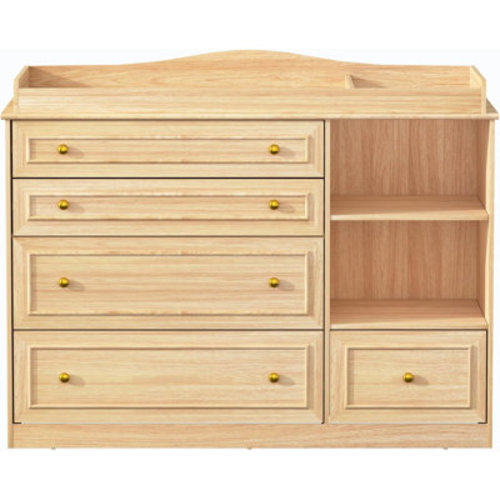 Harriet Bee Changing Table Dresser With 5 Drawers And 2 Shelves & Reviews | Wayfair