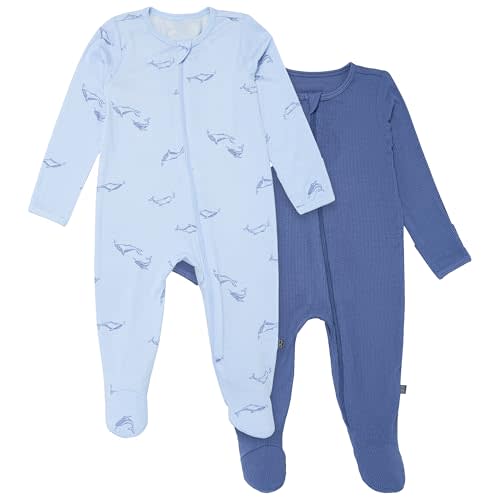 Modern Moments by Gerber Unisex Baby Viscose 2-Pack Sleep 'N Play with Mitten Cuffs