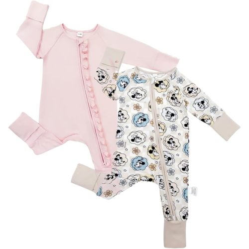 Bow Dream Bamboo Rayon Baby Pajamas Infant Sleepers Newborn Girl Boy Clothes Rompers Jumpsuit Outfit
