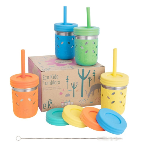 Stainless Steel 10oz Drinking Tumblers + Food Storage