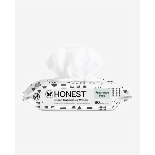 The Honest Company Multi-Use Baby Wipes, Geo Mood, 60 Count