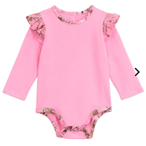 Bass Pro Shops Ruffle Long-Sleeve Bodysuit for Babies | Bass Pro Shops