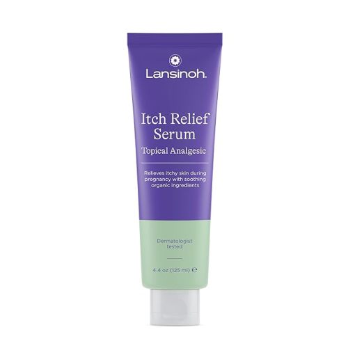 Lansinoh Itch Relief Serum for Pregnancy, Soothing Skin Care, 4.4 Ounces