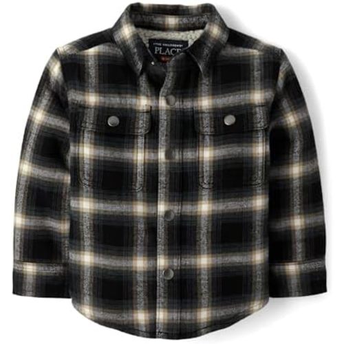 The Children's Place Baby-Boys and Toddler Cozy Sherpa Lined Shacket