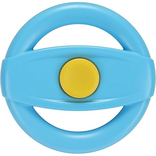 Accmor Stroller Steering Wheel Toy, Pretend Driving Simulated Steering Wheel for Stroller Shopping Carts Universal Detachable Funny Toy Attachment Accessories