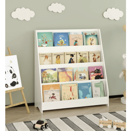 4-Tier Kids Bookshelf