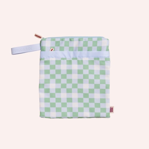 When You Need It Wet Bag - Sage Check by GOGO KIDDO | the memo – The Memo