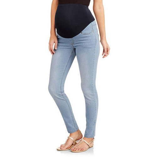 Oh! Mamma Maternity Women's Skinny Jeans with Full Panel (Women's & Women's Plus)