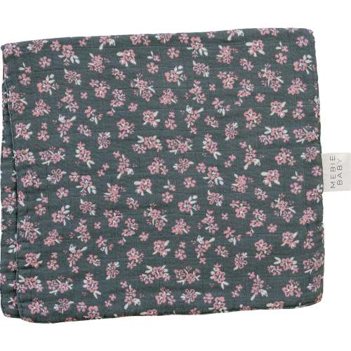 Olive Bloom Muslin Burp Cloth