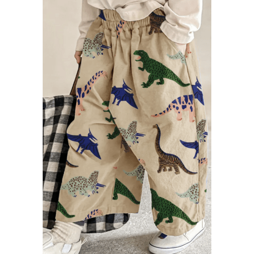 Baby & Kids Dinosaur Print Casual Pants