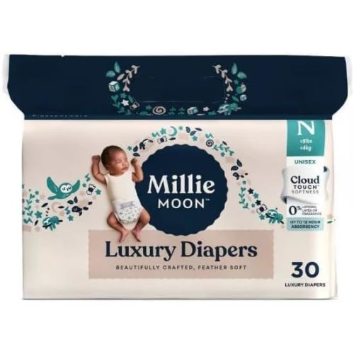 Generic Millie_Moon Luxury Disposable Diapers -Size N and 30 Count