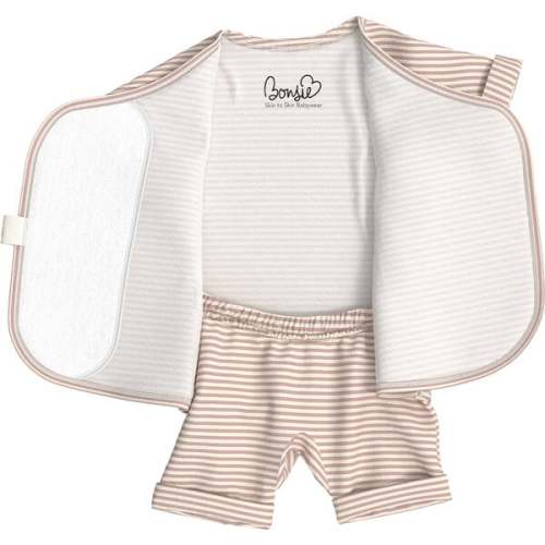 Skin to Skin Romper, Berry Twist 0-3m Bonsie Baby | Maisonette