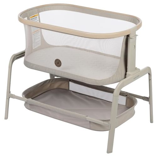 Maxi-Cosi Iora Baby Bassinets Bedside Sleeper -- Classic Oat