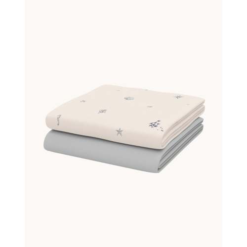 Deep Blue Sea Sheet Set | Mini Crib Sheets