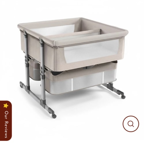 Bedside Bassinet for Twins