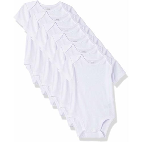 Amazon Essentials Baby Boys' Short-Sleeve Bodysuits