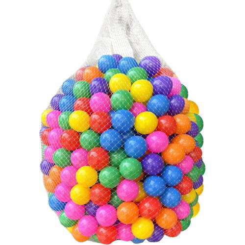 Soft Ball Pit Balls 200/500 Count Plastic Play Pit Balls for Pet Dogs Ball Pits,BPA Free Pool Balls for Toddles Playhouse Party (2.2")