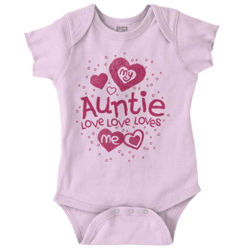 Auntie Loves Me Adorable Cute Niece Bodysuit Jumper Girls Infant Baby Brisco Brands 18M
